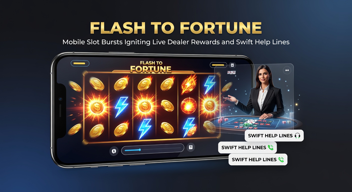 Live dealer at a high-tech table celebrating a player's slot burst reward, with mobile phone showing the triggering win