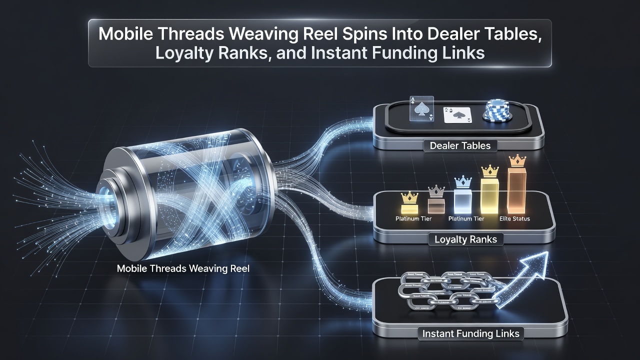 Smartphone screen displaying loyalty rank progress next to live dealer table and instant deposit button