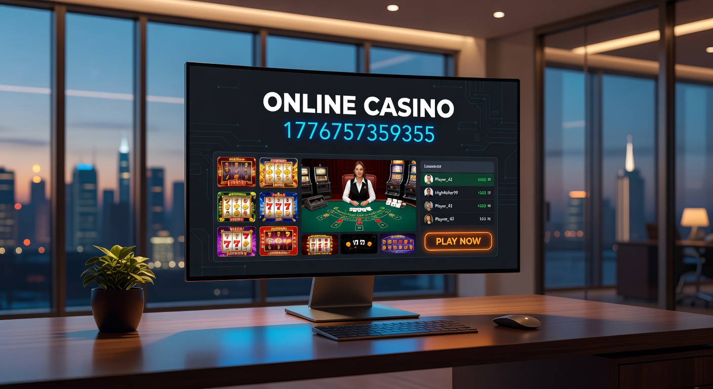 Blockchain network visualization connected to casino slot machines and roulette wheels, illustrating provably fair gaming and decentralized tech
